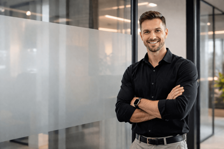 Confident professional in modern office (1)